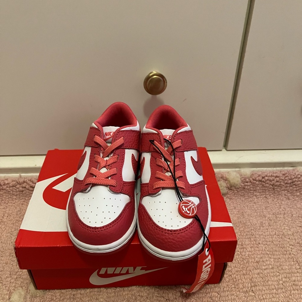 Toddler girl dunk low brand new never worn size 10